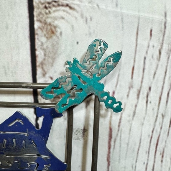 Suzy Toronto Limited Edition Whimsical Metal Wall Art with Butterfly & Dragonfly - Picture 7 of 16